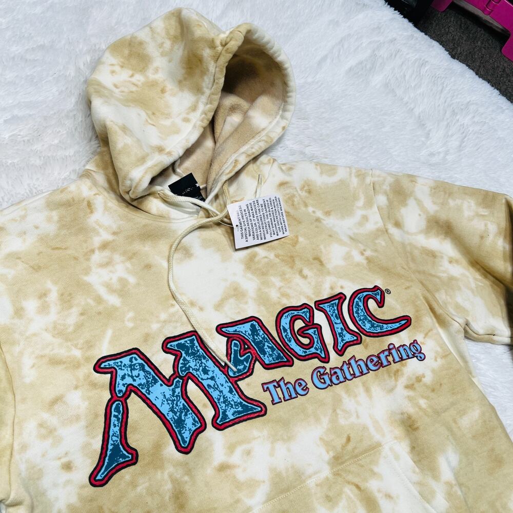 MAGIC THE GATHERING TIE DYE HOODIE SIZE SMALL MTG LOGO - Picture 2 of 4